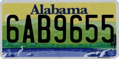 AL license plate 6AB9655