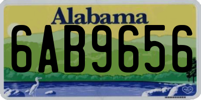 AL license plate 6AB9656