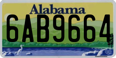 AL license plate 6AB9664