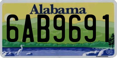 AL license plate 6AB9691