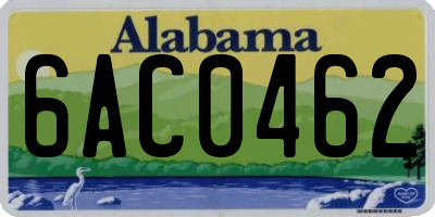 AL license plate 6AC0462