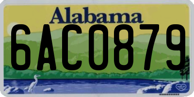 AL license plate 6AC0879