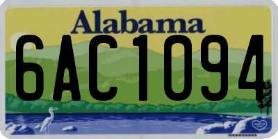 AL license plate 6AC1094