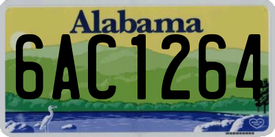 AL license plate 6AC1264