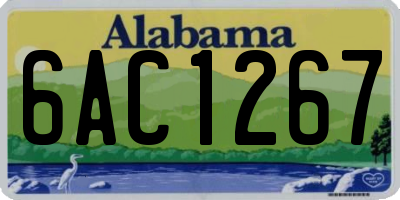 AL license plate 6AC1267