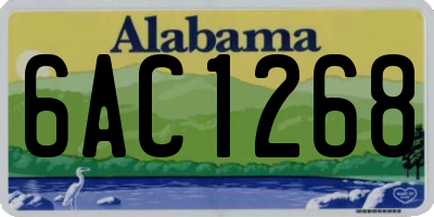 AL license plate 6AC1268
