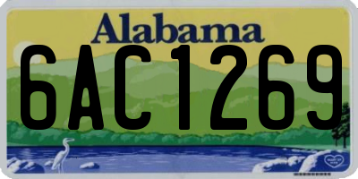 AL license plate 6AC1269