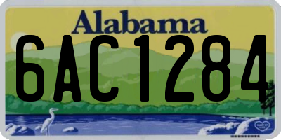 AL license plate 6AC1284