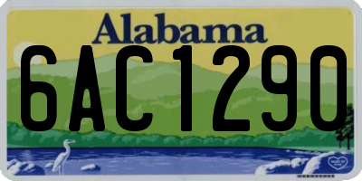 AL license plate 6AC1290