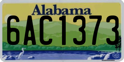 AL license plate 6AC1373