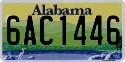 AL license plate 6AC1446