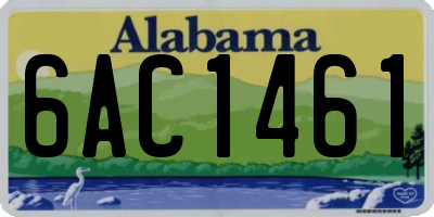 AL license plate 6AC1461
