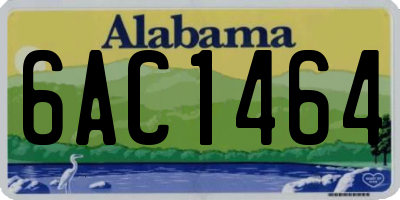 AL license plate 6AC1464