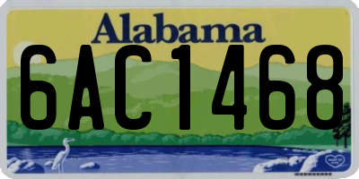 AL license plate 6AC1468