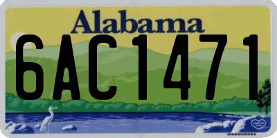 AL license plate 6AC1471