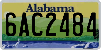 AL license plate 6AC2484