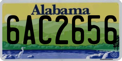 AL license plate 6AC2656