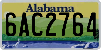 AL license plate 6AC2764