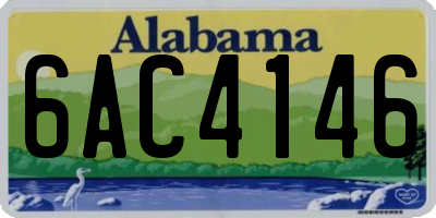 AL license plate 6AC4146