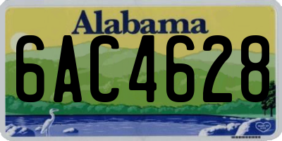 AL license plate 6AC4628