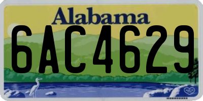 AL license plate 6AC4629