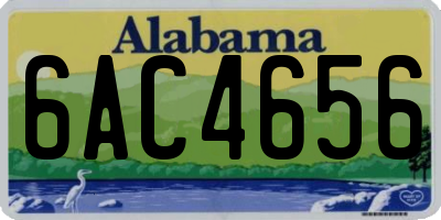 AL license plate 6AC4656