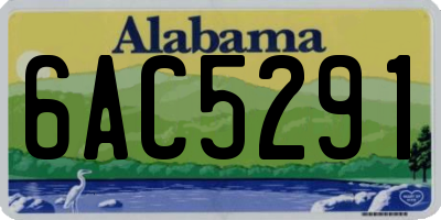 AL license plate 6AC5291
