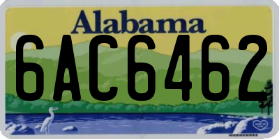 AL license plate 6AC6462