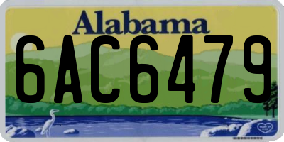 AL license plate 6AC6479