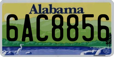 AL license plate 6AC8856