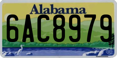 AL license plate 6AC8979
