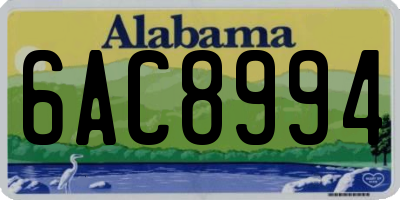 AL license plate 6AC8994