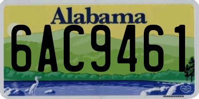 AL license plate 6AC9461