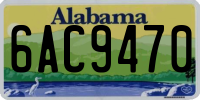 AL license plate 6AC9470