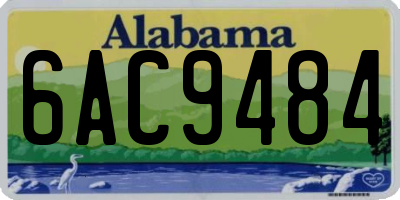 AL license plate 6AC9484