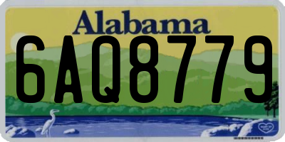AL license plate 6AQ8779