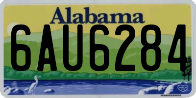 AL license plate 6AU6284