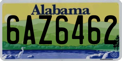 AL license plate 6AZ6462