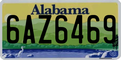 AL license plate 6AZ6469
