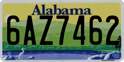 AL license plate 6AZ7462