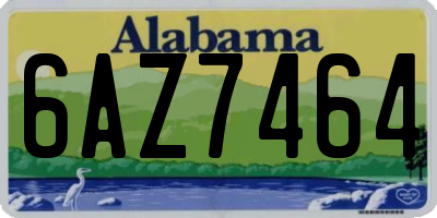 AL license plate 6AZ7464