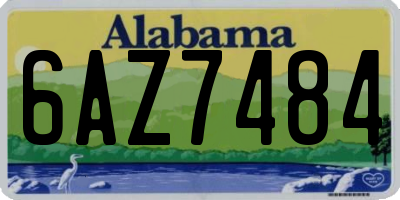 AL license plate 6AZ7484