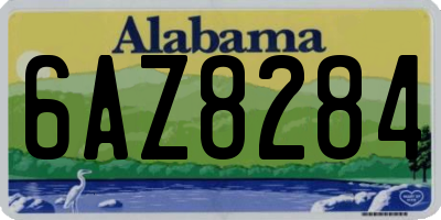 AL license plate 6AZ8284