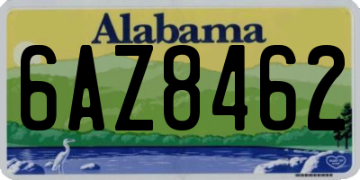 AL license plate 6AZ8462