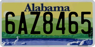 AL license plate 6AZ8465