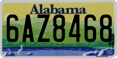 AL license plate 6AZ8468
