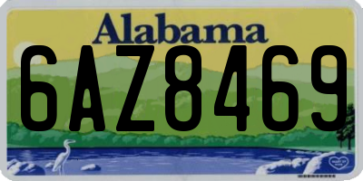 AL license plate 6AZ8469