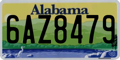 AL license plate 6AZ8479