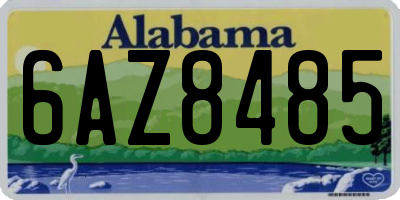 AL license plate 6AZ8485
