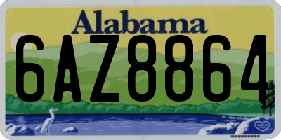 AL license plate 6AZ8864